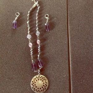 Lia Sophia necklace and earrings